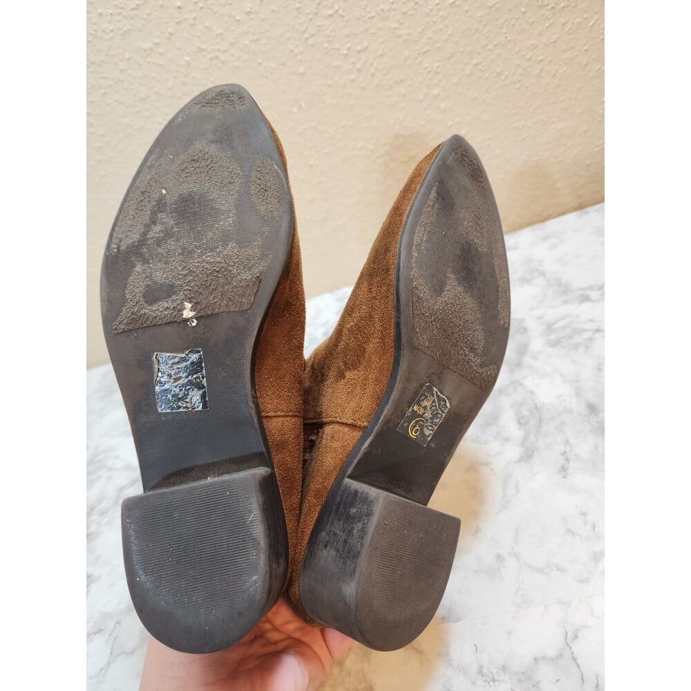 City‎ Classified Women's Brown Chelsea Suede Ankle Boots Size 8 - Picture 5 of 7